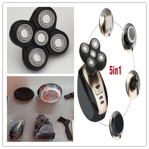 5 In 1 Multifunctional Electric Shaver 5 Blade Razor For Men Shaved Head Rechargeable Shaving Machine Beard Nose Hair Trimmer - Image 8