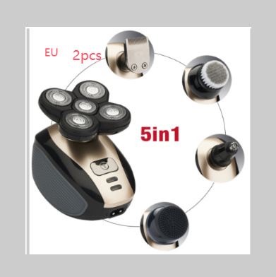 5 In 1 Multifunctional Electric Shaver 5 Blade Razor For Men Shaved Head Rechargeable Shaving Machine Beard Nose Hair Trimmer - Image 10